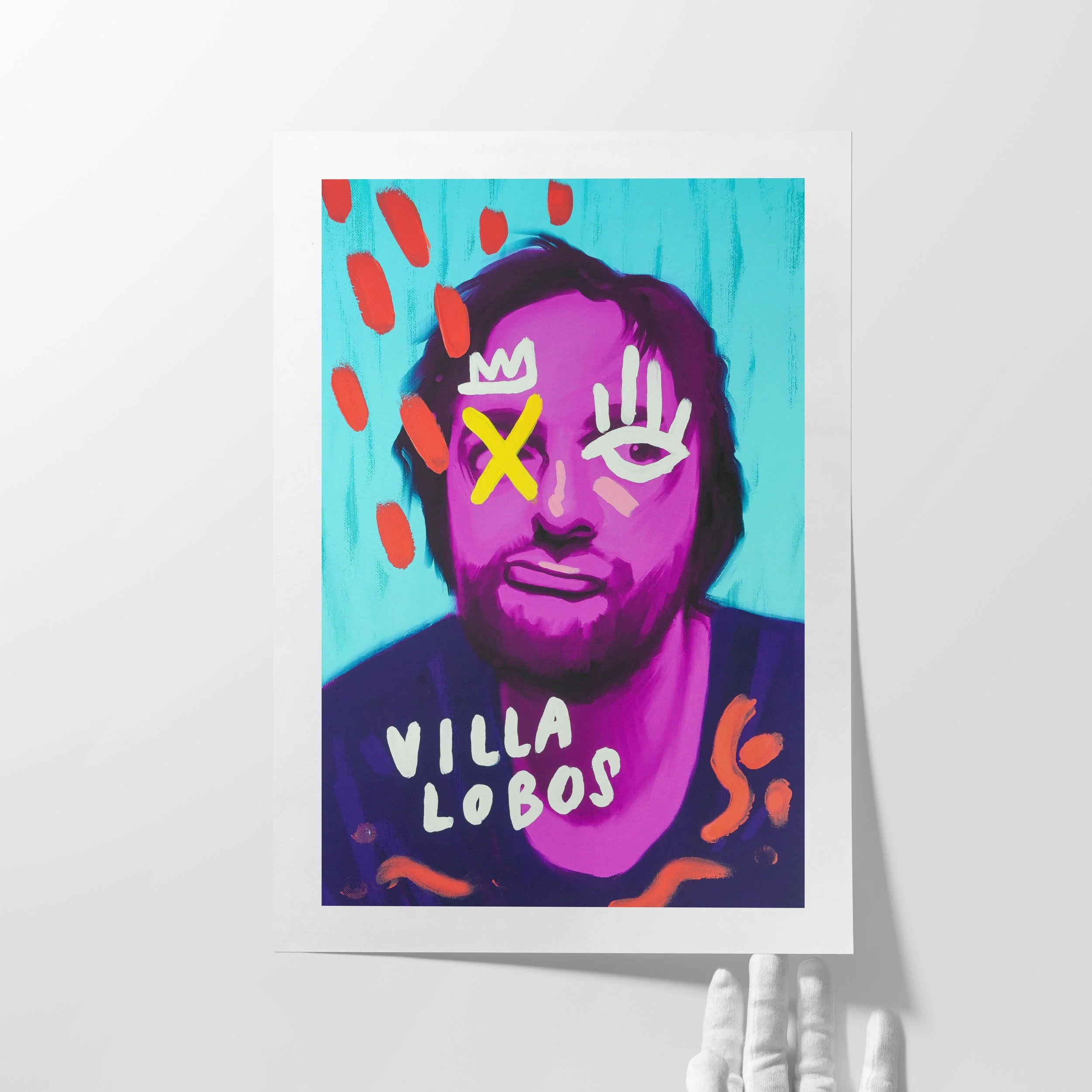 Ricardo Villalobos - LIMITED EDITION Art print – Pop-art by Tadej